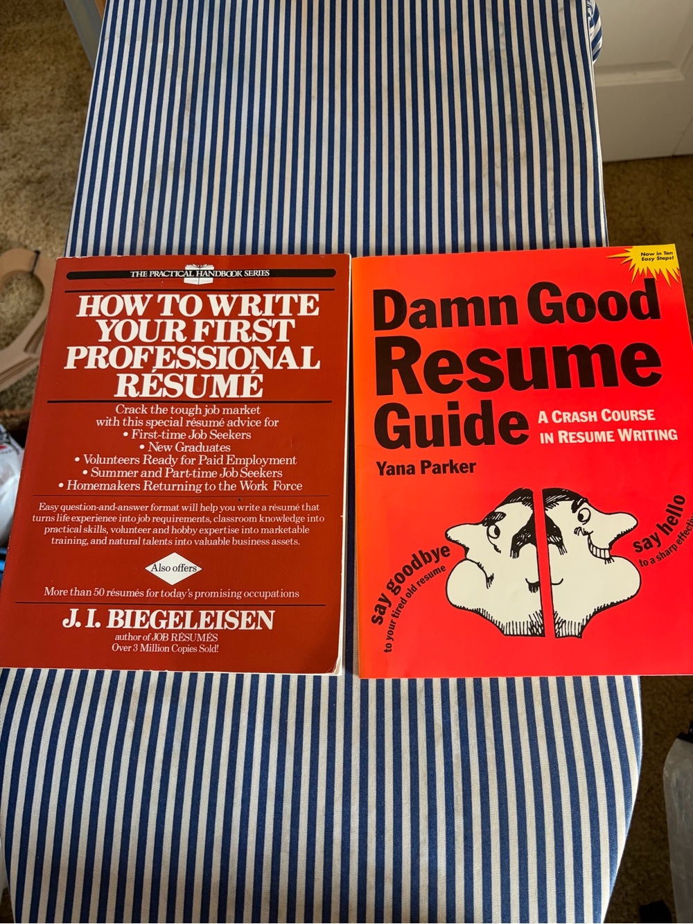 Parker Damn Good Resume Guide - Bright Red Cover